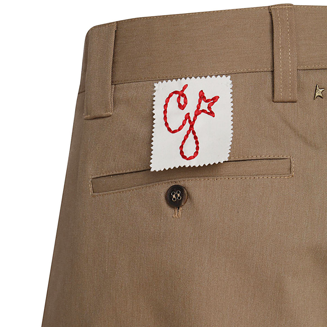 Golden Goose Trousers - KHAKI BEIGE | 386d1bf779849e91ab1dc492b345f2fb52fd98c1