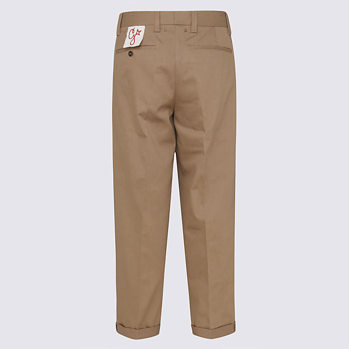 Golden Goose Trousers - KHAKI BEIGE | ae976b993a42901c5f556d2d84186c29fad937de