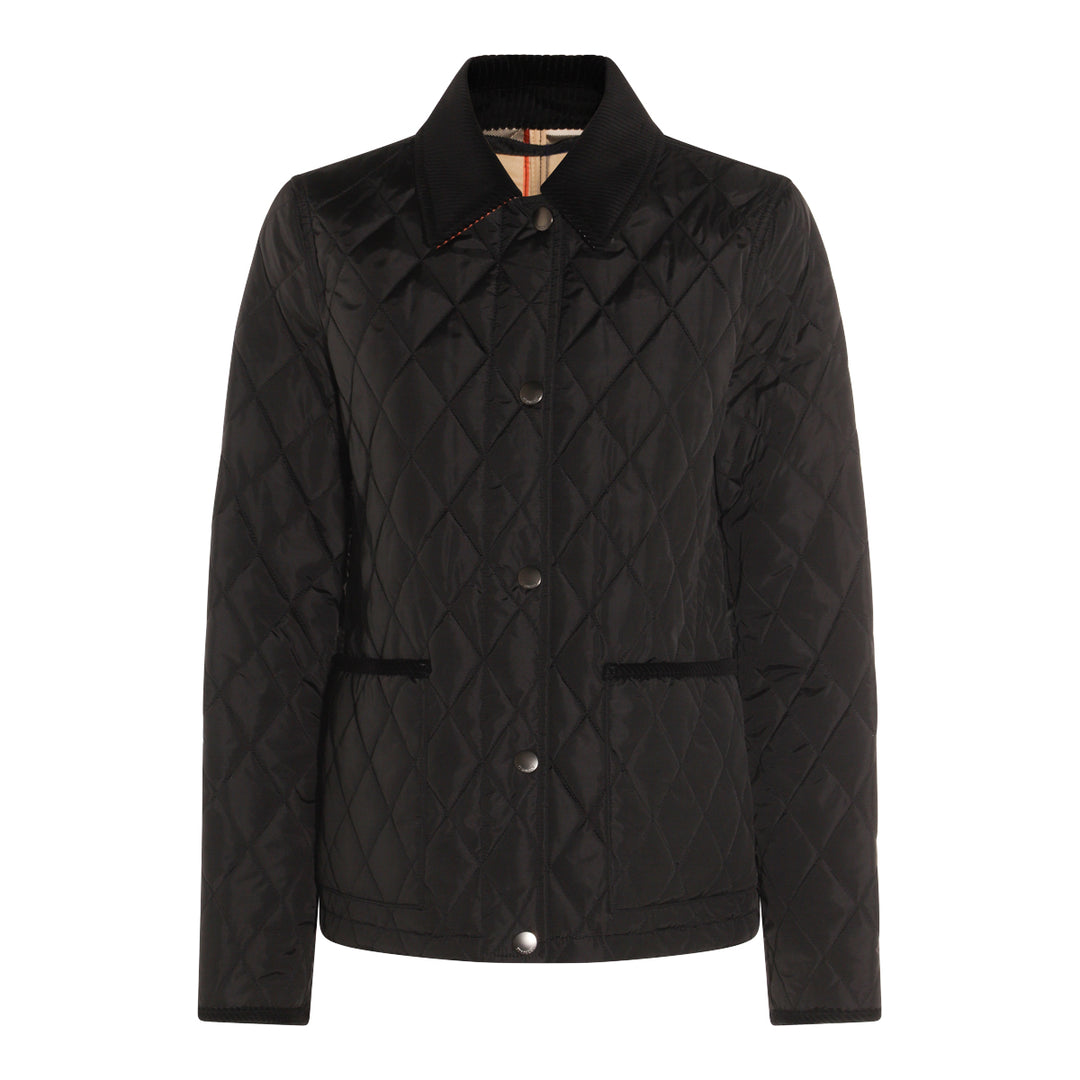 Burberry Coats - BLACK/SAND IP CHECK | a089b720da72d10a23e16e2df8b6e8703e3e776c