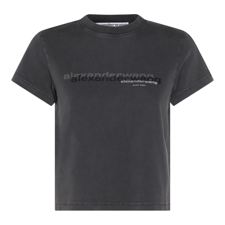 Alexander Wang T-shirts and Polos - Washed Black | dfe19db067b9931c9546c5fcb2953f2f4fc7d1c7