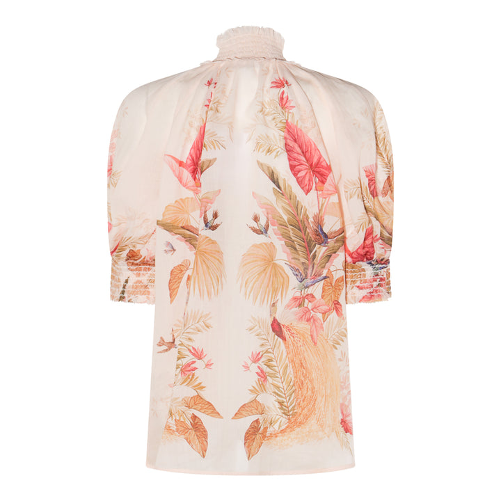 Zimmermann Top - CREAM PALM FLORAL | 7add4b1c5f41034fe5a9b148cbeed958e87bc961