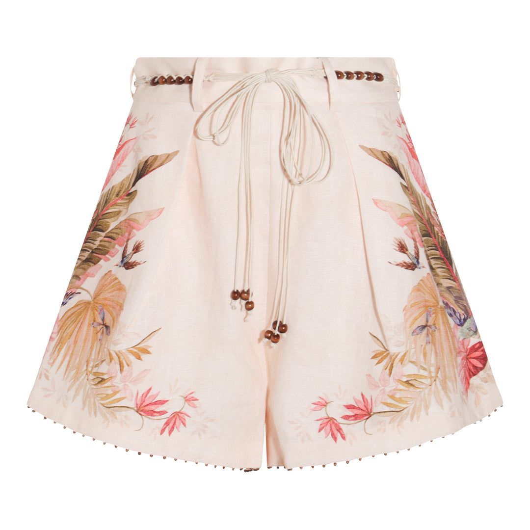 Zimmermann Shorts - CREAM PALM FLORAL | 789770246c5efdc177c68d79b98e9a8db47e9760