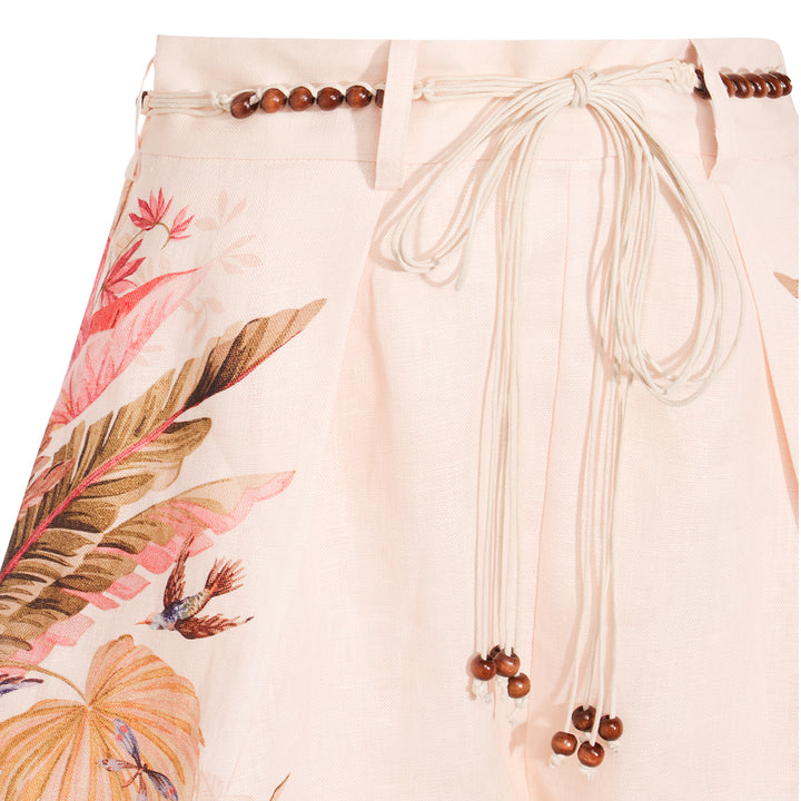Zimmermann Shorts - CREAM PALM FLORAL | 43afe6270311a701e031e4466c13fe4bc929a3c9