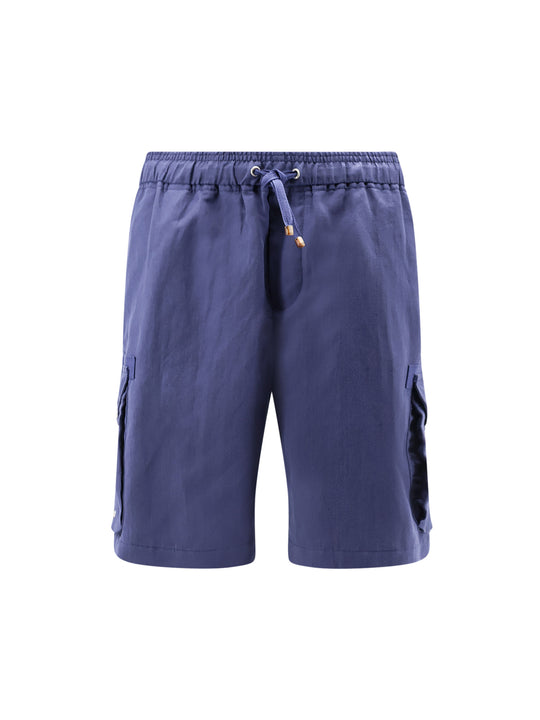 Linen And Cotton Shorts