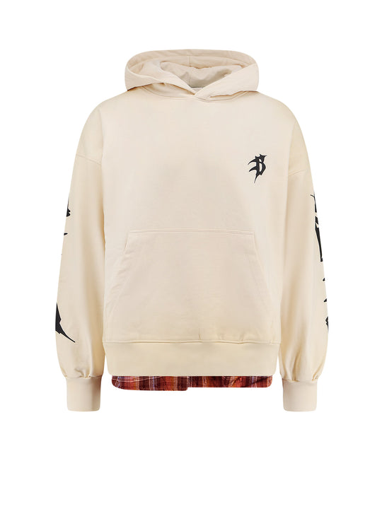 Cotton Sweatshirt With Logo Print On The Front