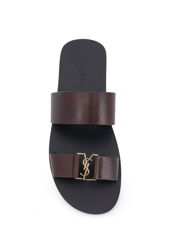 Saint Laurent Sandals - ULTRA DARK BROWN | b7543558d785989d580e1350b0195ff386157662