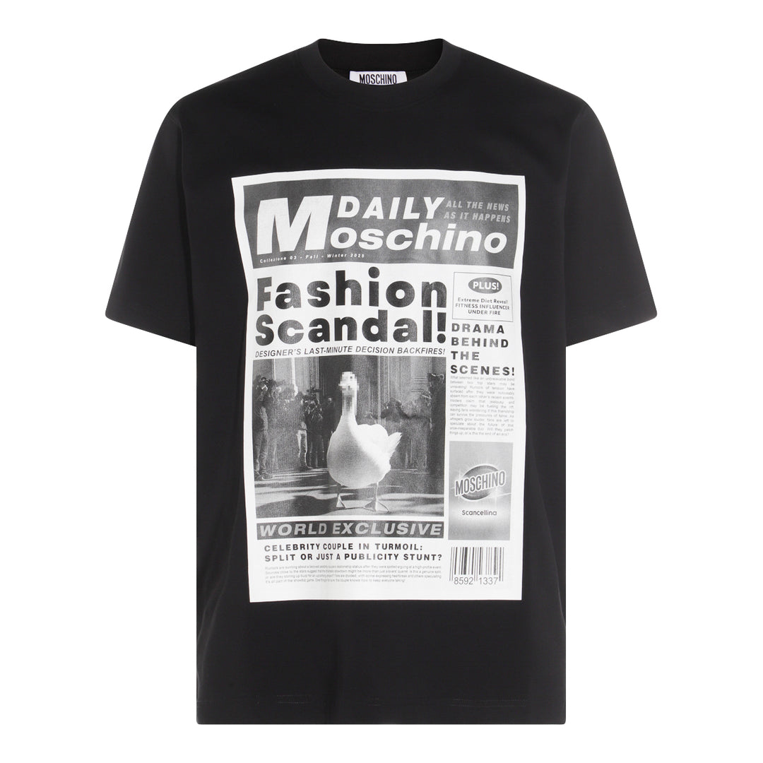 Moschino T-shirts and Polos - Blacks and greys | 390502cf7fe5c56b2e71a8acd3f20b979541692e