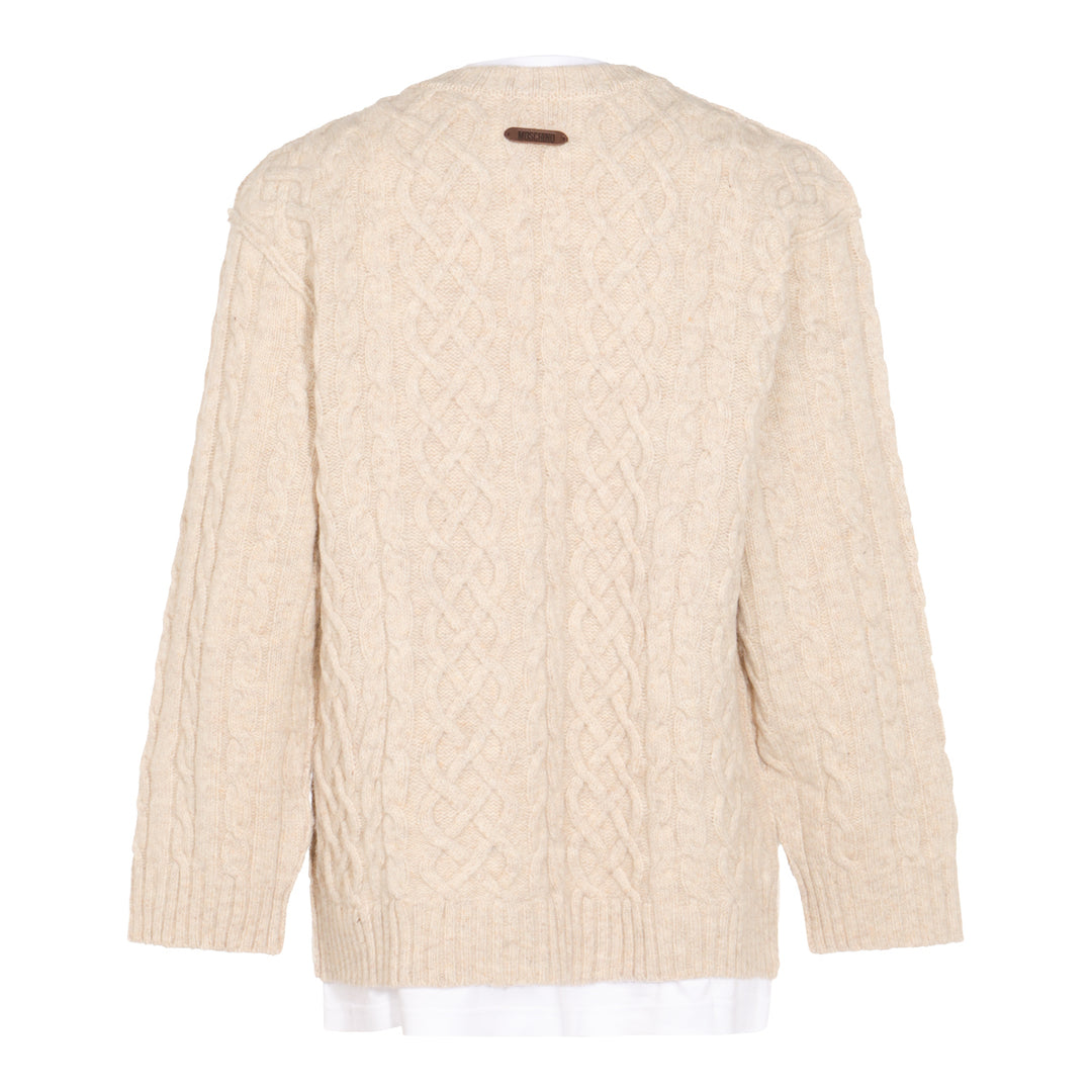 Moschino Sweaters - Light and natural | bdca8151f1dbac4bb8ecccd124808760ea30afe5