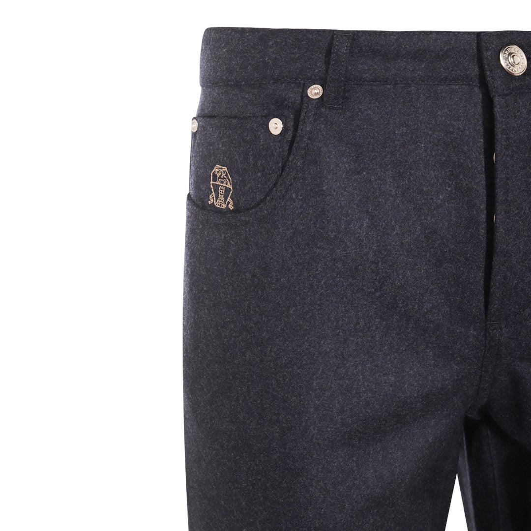 Brunello Cucinelli Trousers - Blue and green | 6ce4876f37db7dd5aaa1ca842b8a307284eb287e