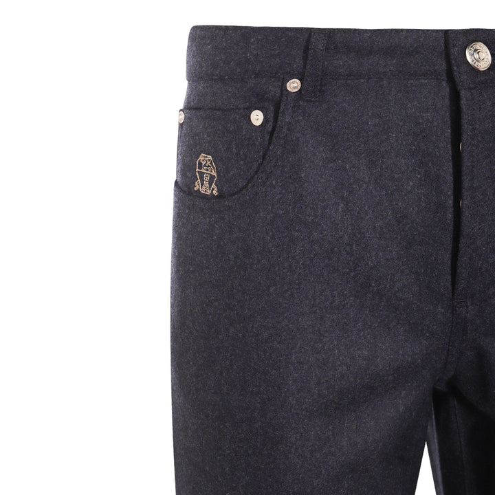 Brunello Cucinelli Trousers - Blue and green | 6ce4876f37db7dd5aaa1ca842b8a307284eb287e