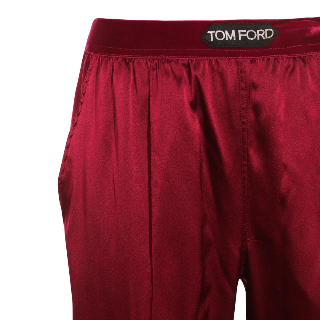 Tom Ford Trousers - DEEP PLUM | 70e601c4e3601c0a11b06bd621b9e512d4e42433