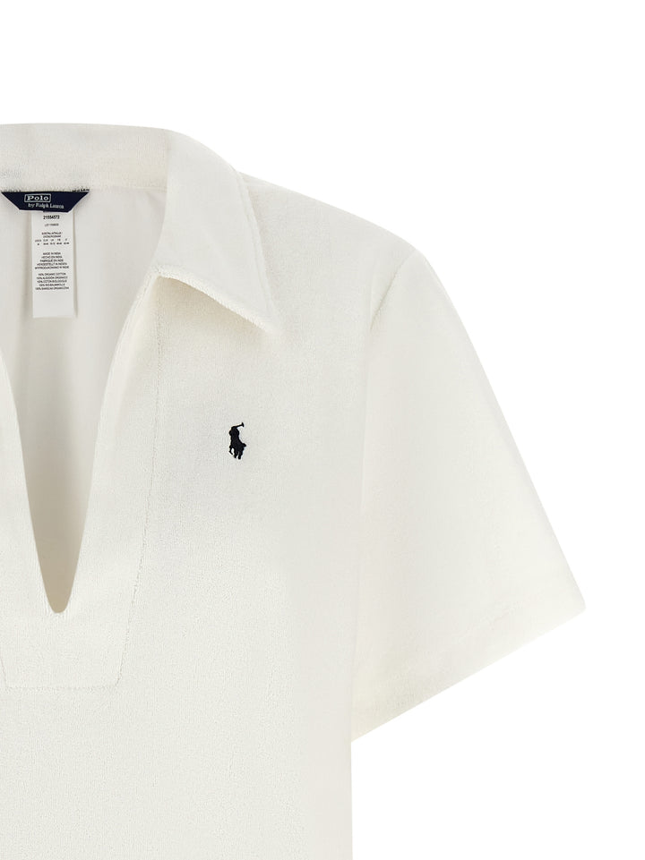 Polo Ralph Lauren Terry Cloth Dress Dresses - White | 3d466ae80c12b81a1cd20825cc63f7a6bfb86fc5