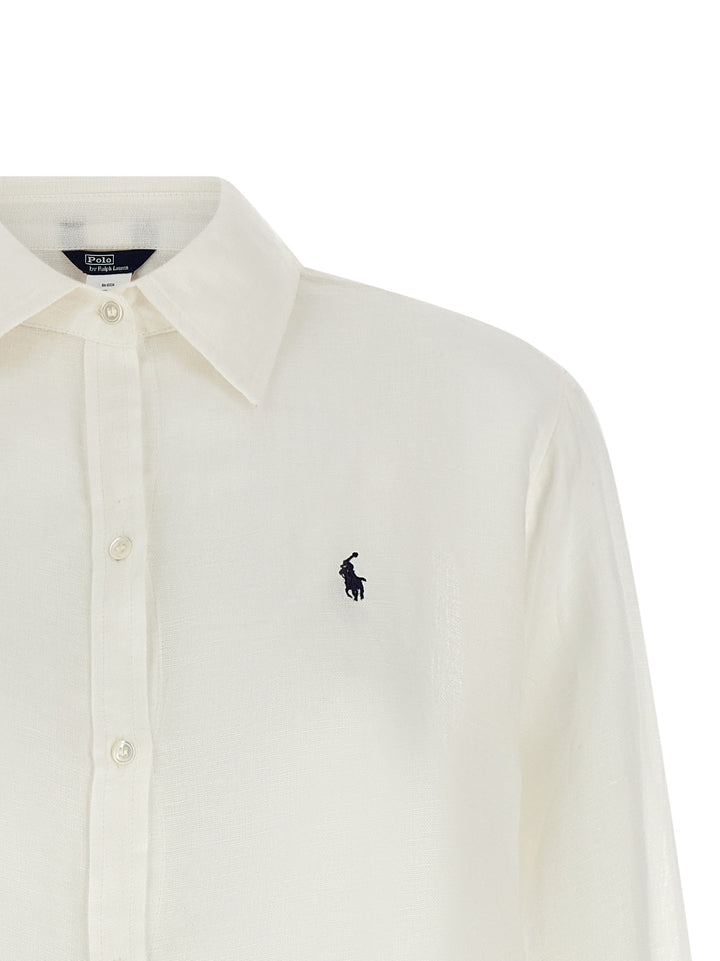Polo Ralph Lauren Boyfriend Shirt and Blouse - White | 10b9812d94472442857fdc9da63b9c0f7e0d3eae