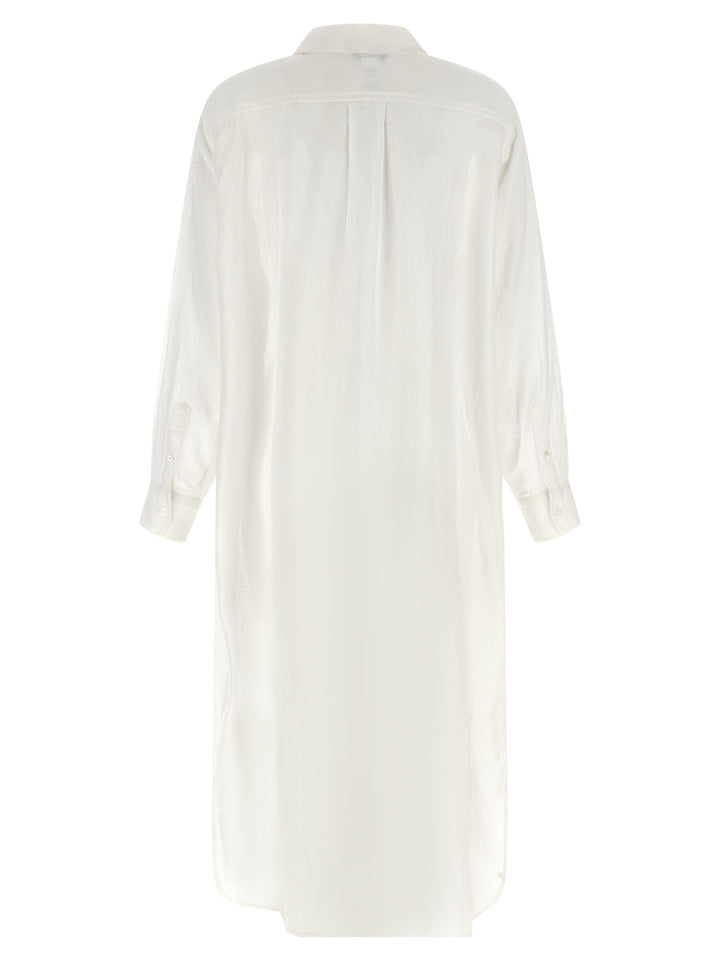 Polo Ralph Lauren Maxi Boyfriend Shirt Dresses - White | 3186f320be8246bb41c8a0686293713a50d52943