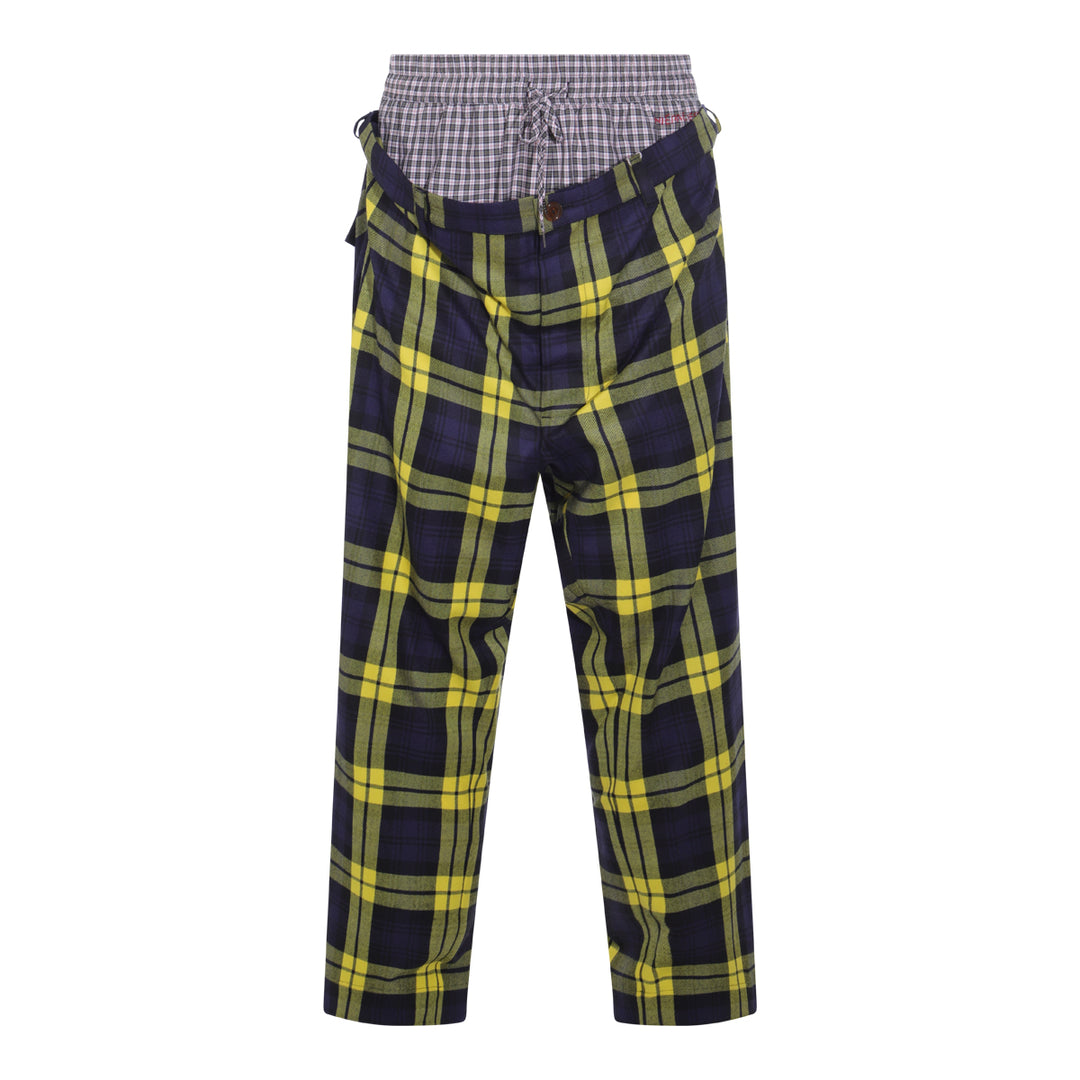 Vivienne Westwood Trousers - NAVY/YELLOW | 8daa2aca268964ef94dcae4bb9c75565bc37eb9e