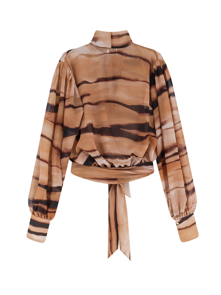 Elisabetta Franchi Shirts - Brown | 4f32e9d14763937f528d53ea3bec68b1af0418f1