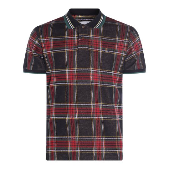 T-Shirts And Polos Red/Green Tartan