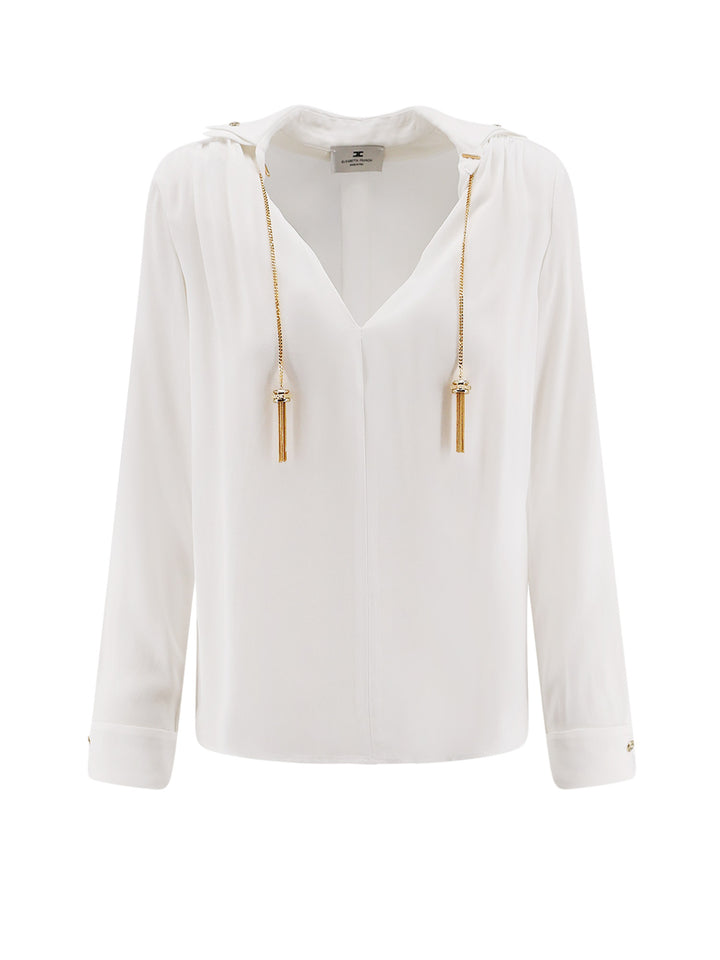 Elisabetta Franchi Shirts - Light and natural | 23ff2534794650fa6f2bbf41863830e9bebb7b5f