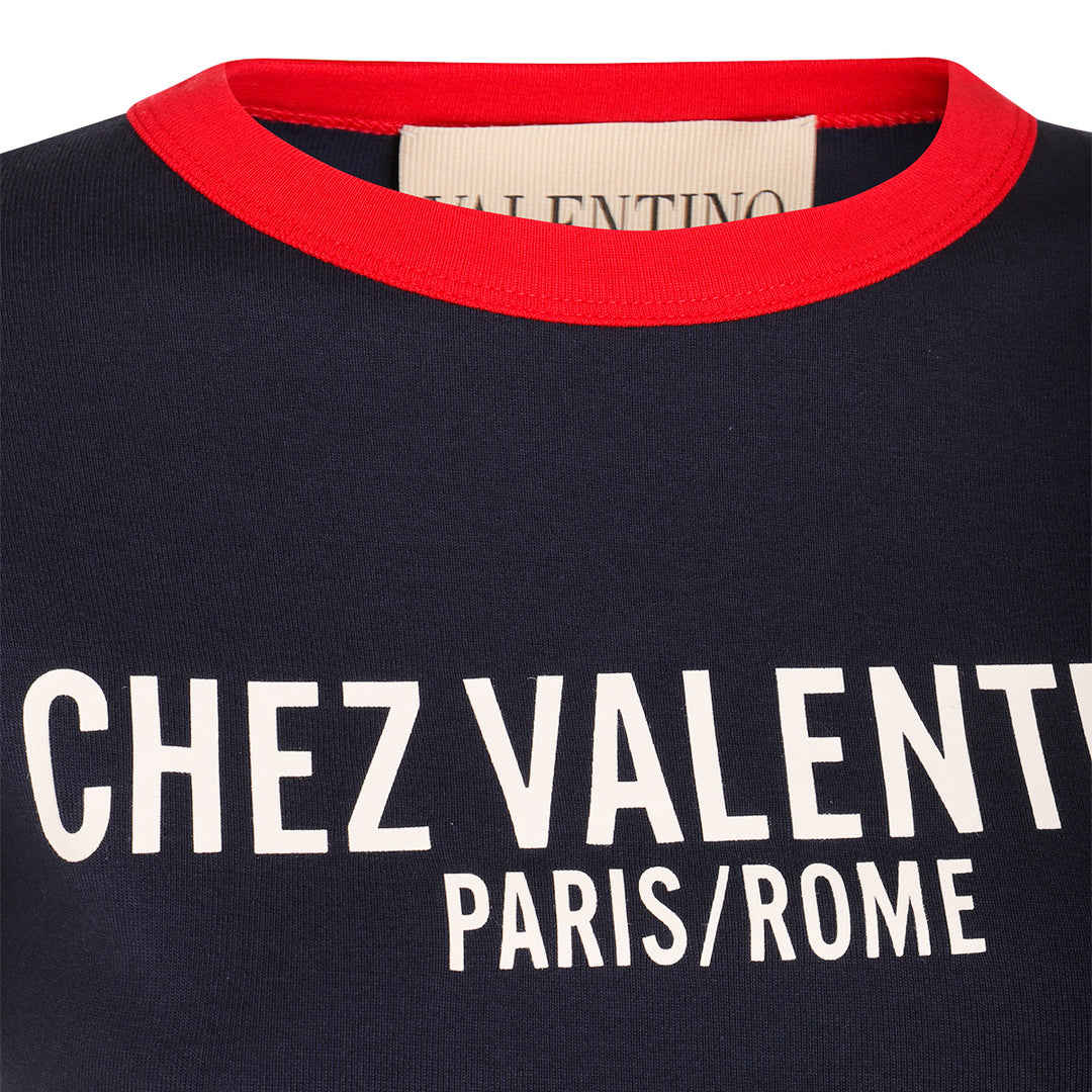 Valentino T-shirts and Polos - INDACO/PARIS/AVORIO | a7c39d5fc4eed9aff216f8948e9ec35ddce43081