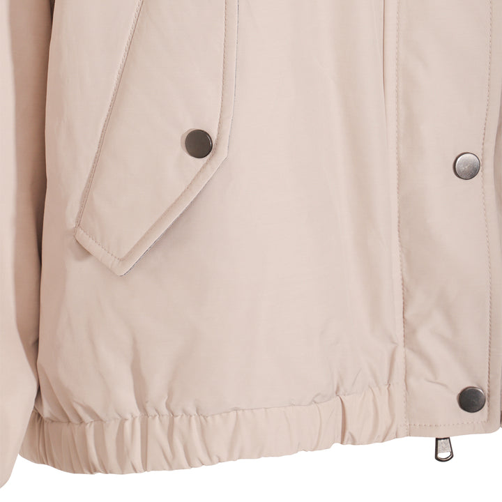 Brunello Cucinelli Coats - DOVE GREY | 1f726f3e9317f2cd152a99792a1c9f6466d97fca