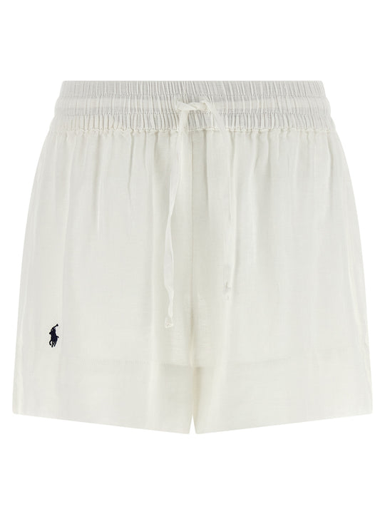 Linen Shorts Bermuda And Short White