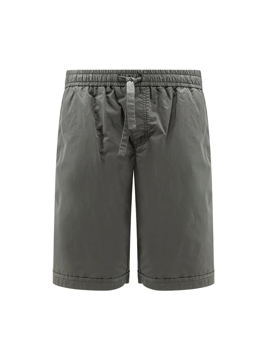 Cotton Shorts With Logo Detail
