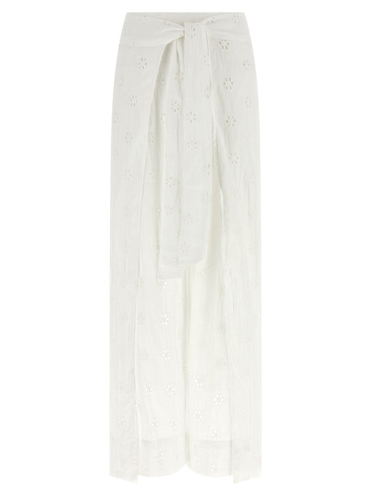 Wrap Pants White