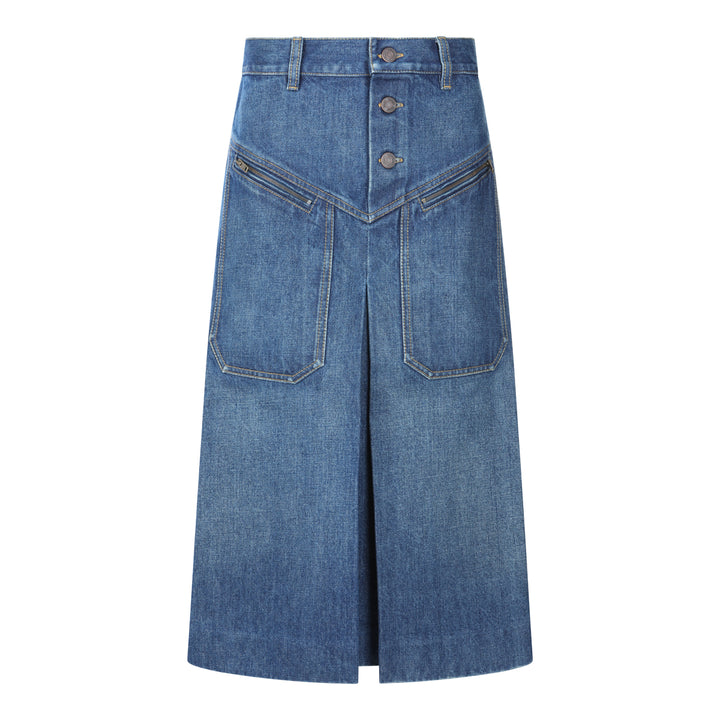 Chloè Skirts - HAZY BLUE | 90bf3dfcdb46c533029d6ea5f0dc63a5911bdb32