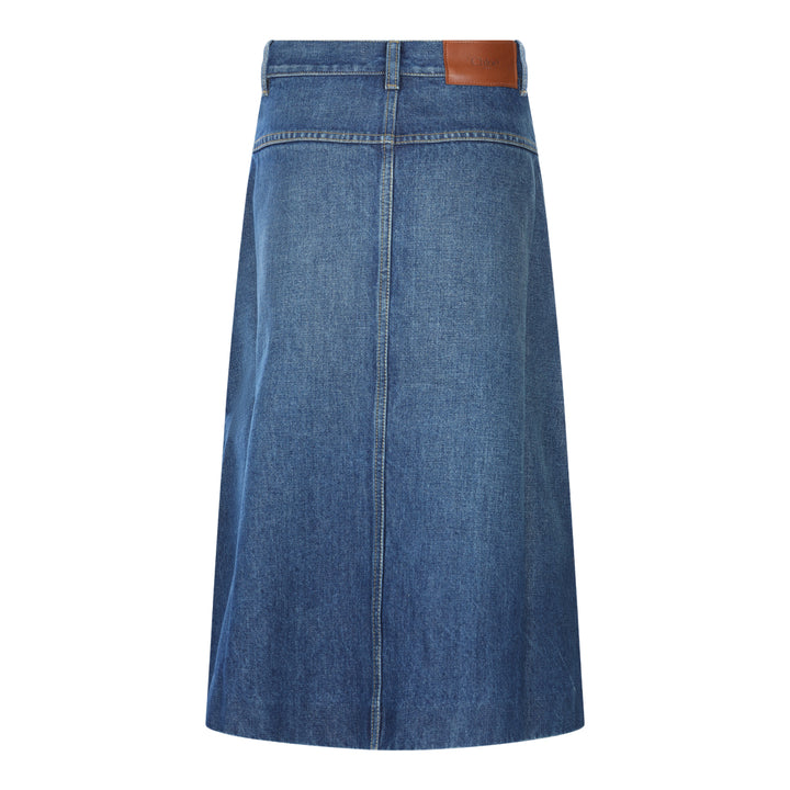 Chloè Skirts - HAZY BLUE | 01e6b5b099e8779fb8163be1633766044c3d875b