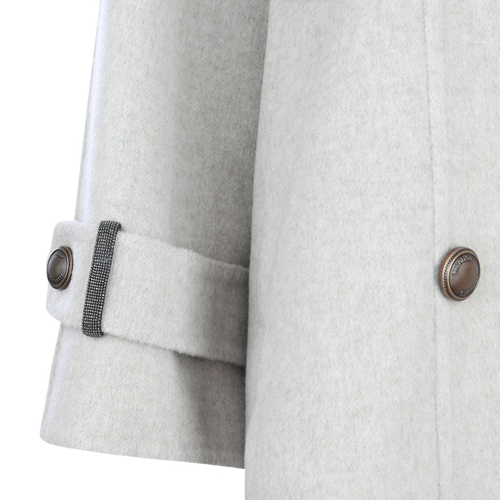 Brunello Cucinelli Coats - BEIGE FREDDO | 7169608506d4ec1cce5d7dc29d53596f0b72db43