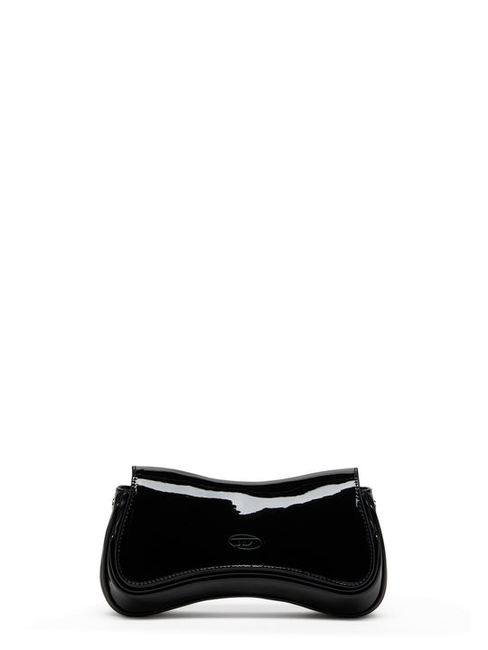 Play Clutch Shiny Leather Shoulder Bag