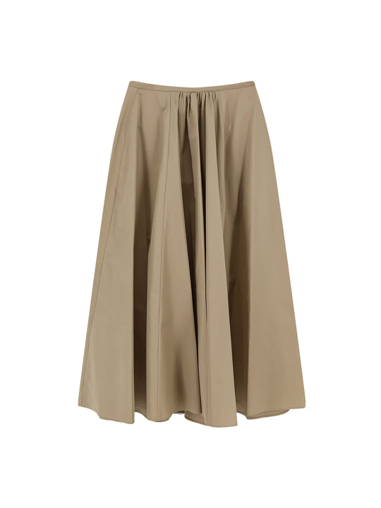 Cotton Long Skirt