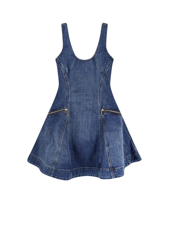 Self Portrait Dresses - Blue and green | a3aefc4213b2527d981dd087659a400d5642bfe0