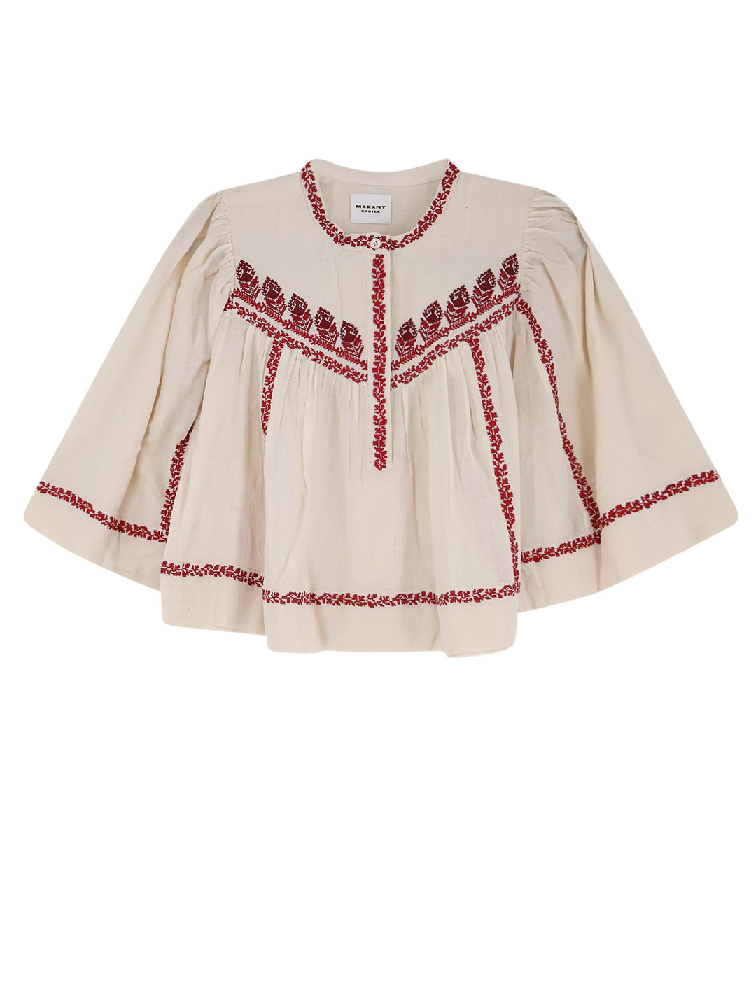 Marant Etoile Shirts - BeigeRed | 9ad11f19f2f3378aa4f5cef311e047eeae1e1186