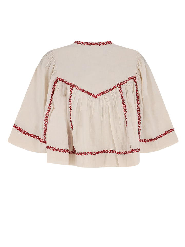 Marant Etoile Shirts - BeigeRed | 0e988373baee0a7c59e7e51cf6ca9e85e2e8de7e