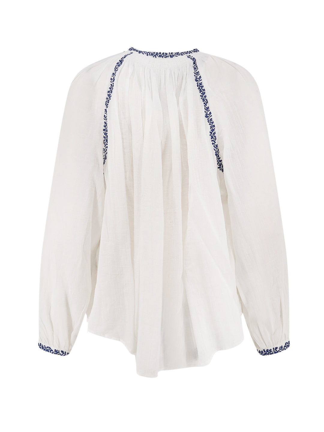 Marant Etoile Shirts - ECRUBLUE | 3dbc851293d219a90ab1dfa5f6711a97bc2fa23c