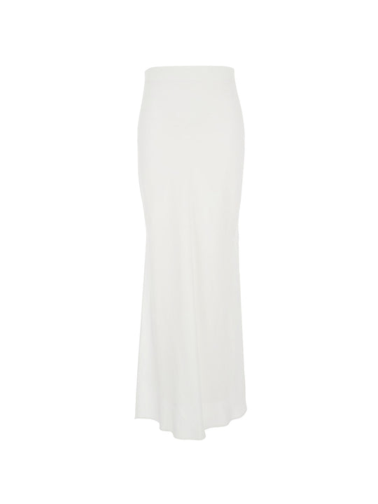 Satin Long Skirt