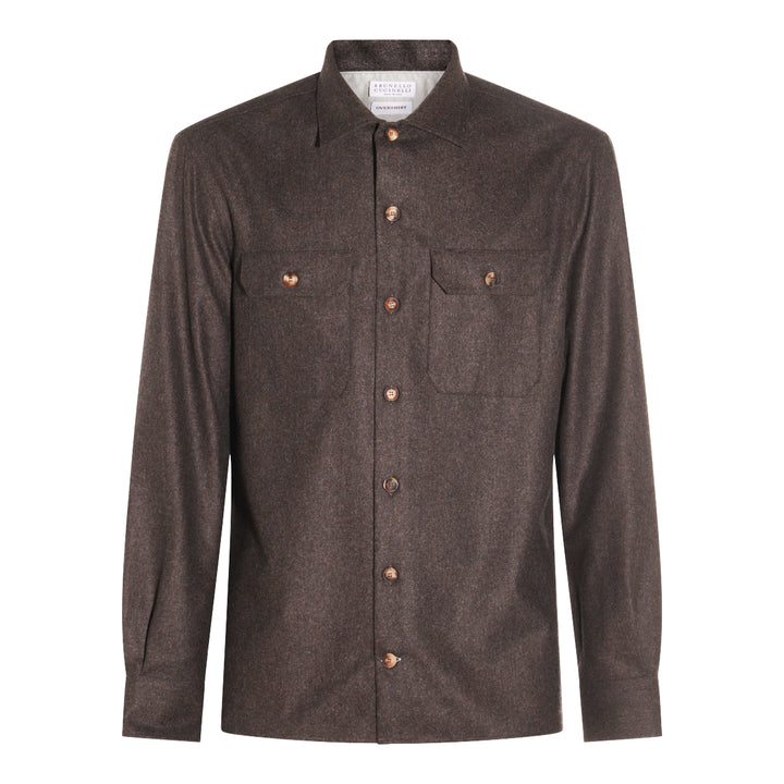 Brunello Cucinelli Shirts - Brown | ede5e46b5bf78cd1eaeb007c6383e148bf626bf7