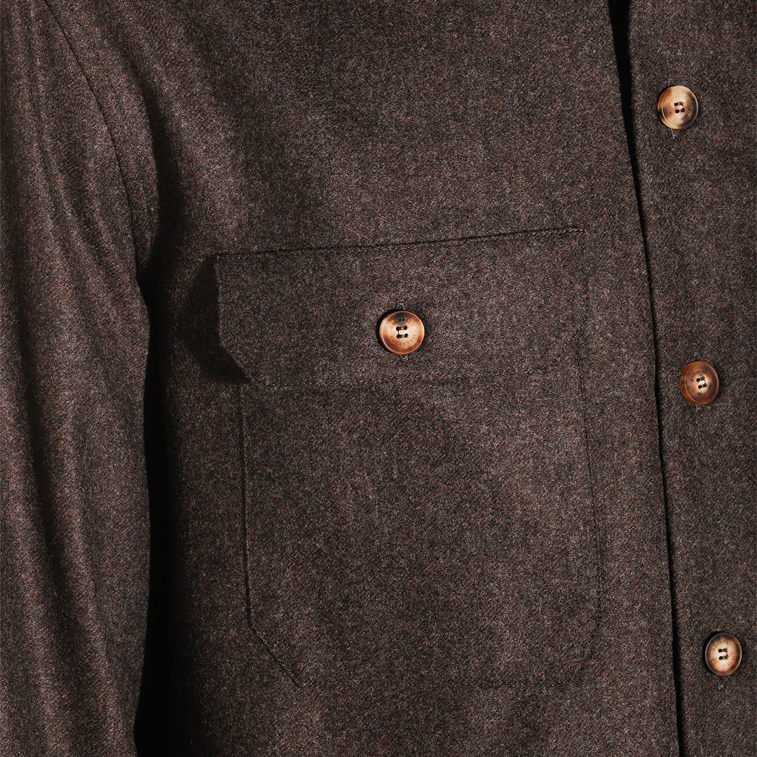 Brunello Cucinelli Shirts - Brown | 29fa2a3025526cc9a645b12431d405bcd5025d50