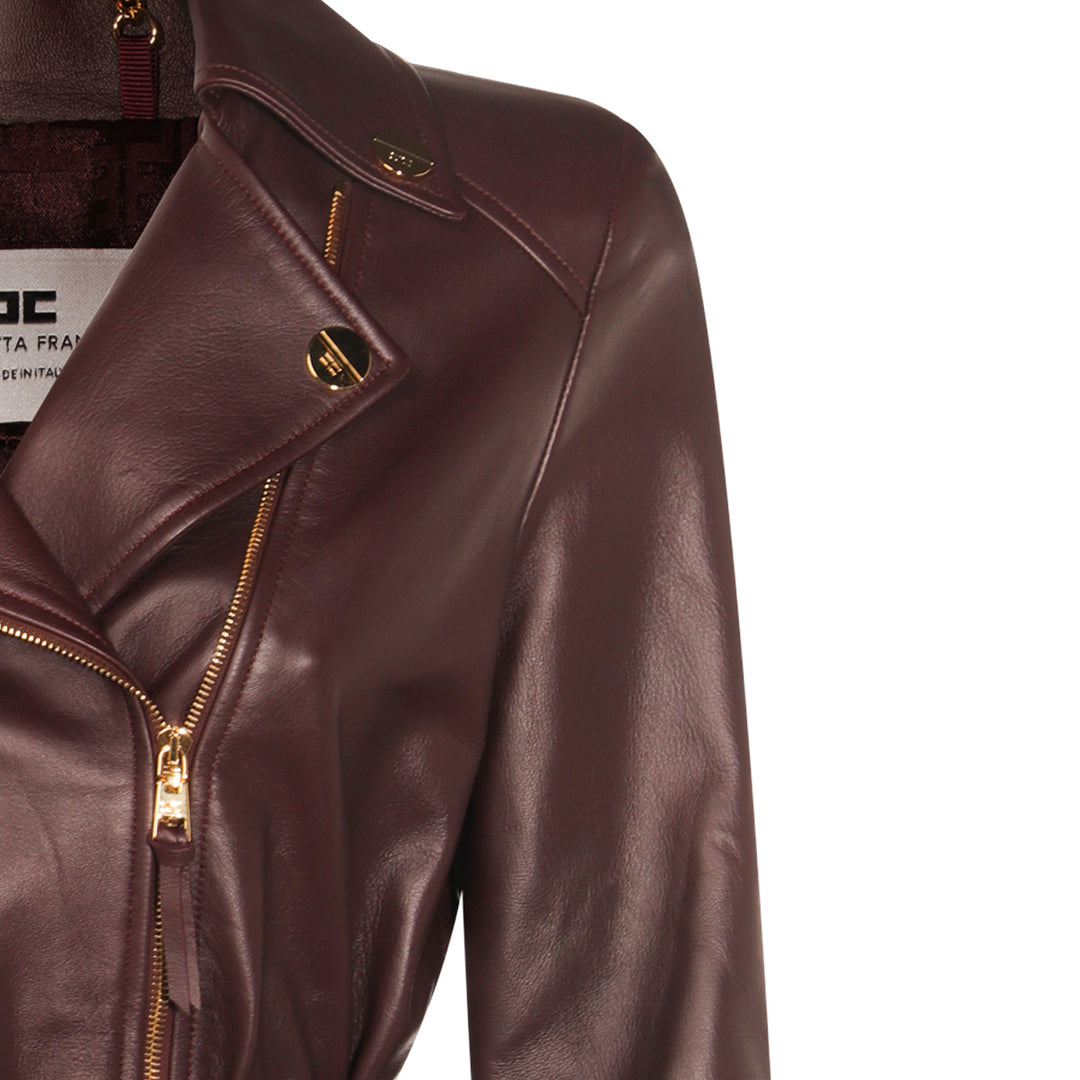 Elisabetta Franchi Jackets - MERLOT | 1047498cbbb1780108b23f4db60d3f1e1835301e