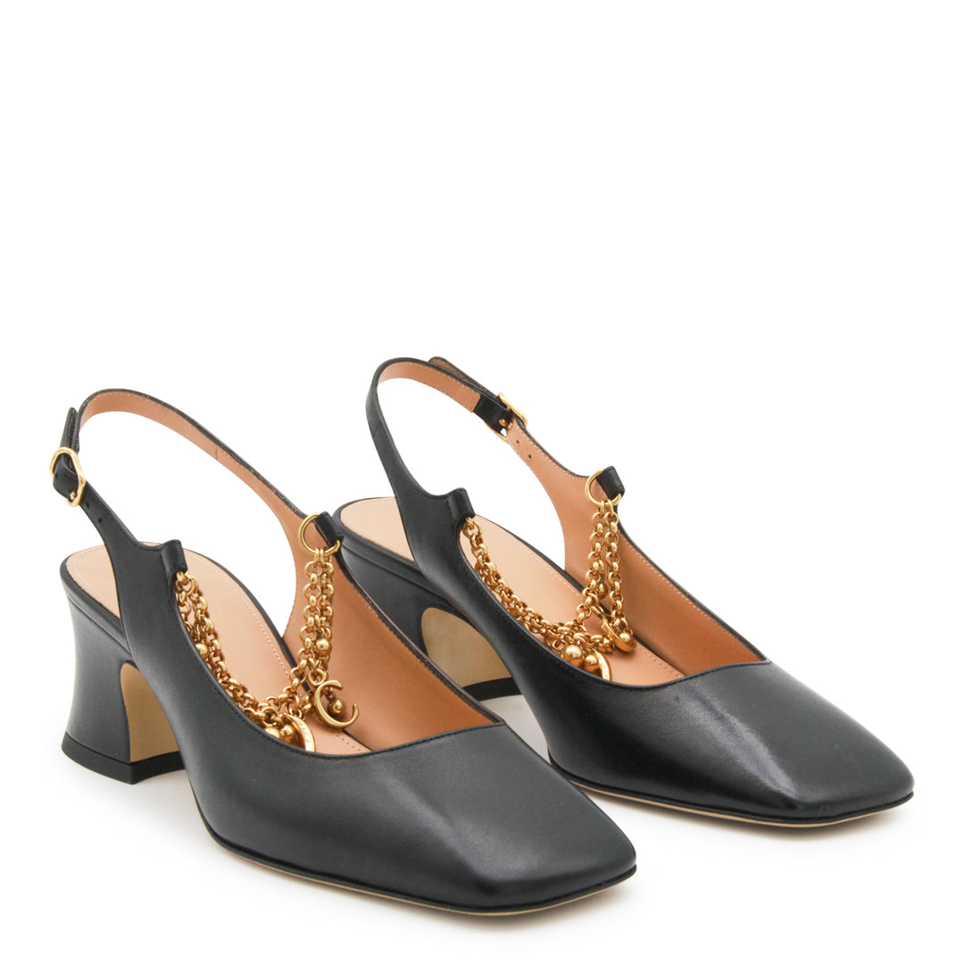 Chloè With Heel - Blacks and greys | 0b69eb19c5391345e0ab78154c4473f470b0b3e3