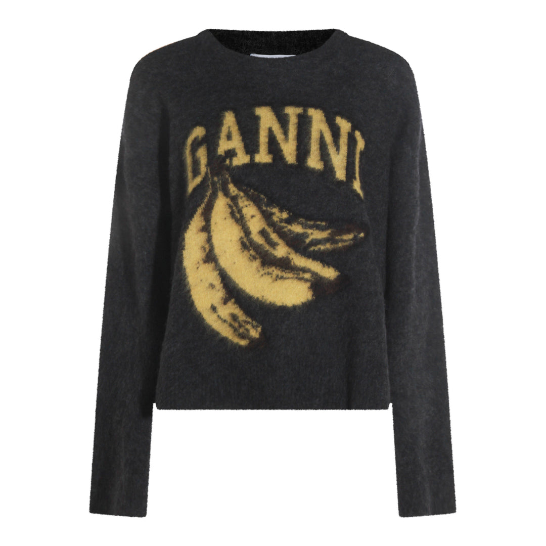 Ganni Sweaters - PHANTOM | ef0488b7545e5feb15e1733ab01115bb1b29c477
