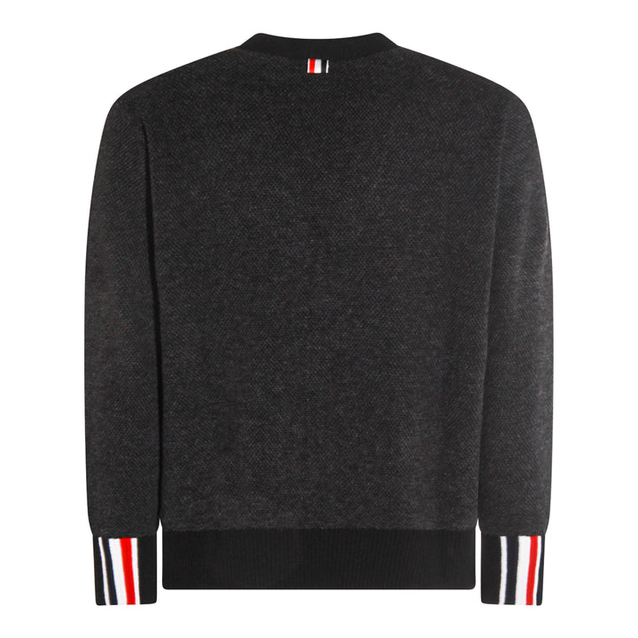 Thom Browne Sweaters - Blacks and greys | 567d0566f1d4f13f24250ef3744002e4e0a20230