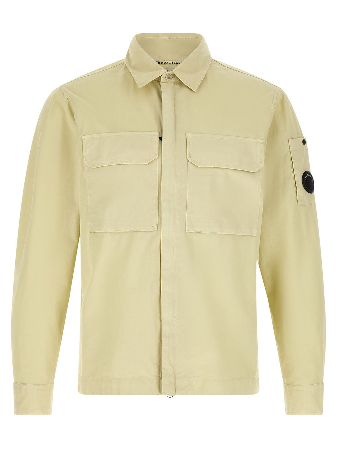 C.P. Company Lens Shirt and Blouse - Beige | d7923ad26c71a6481fabe2c59e2a14289301169a