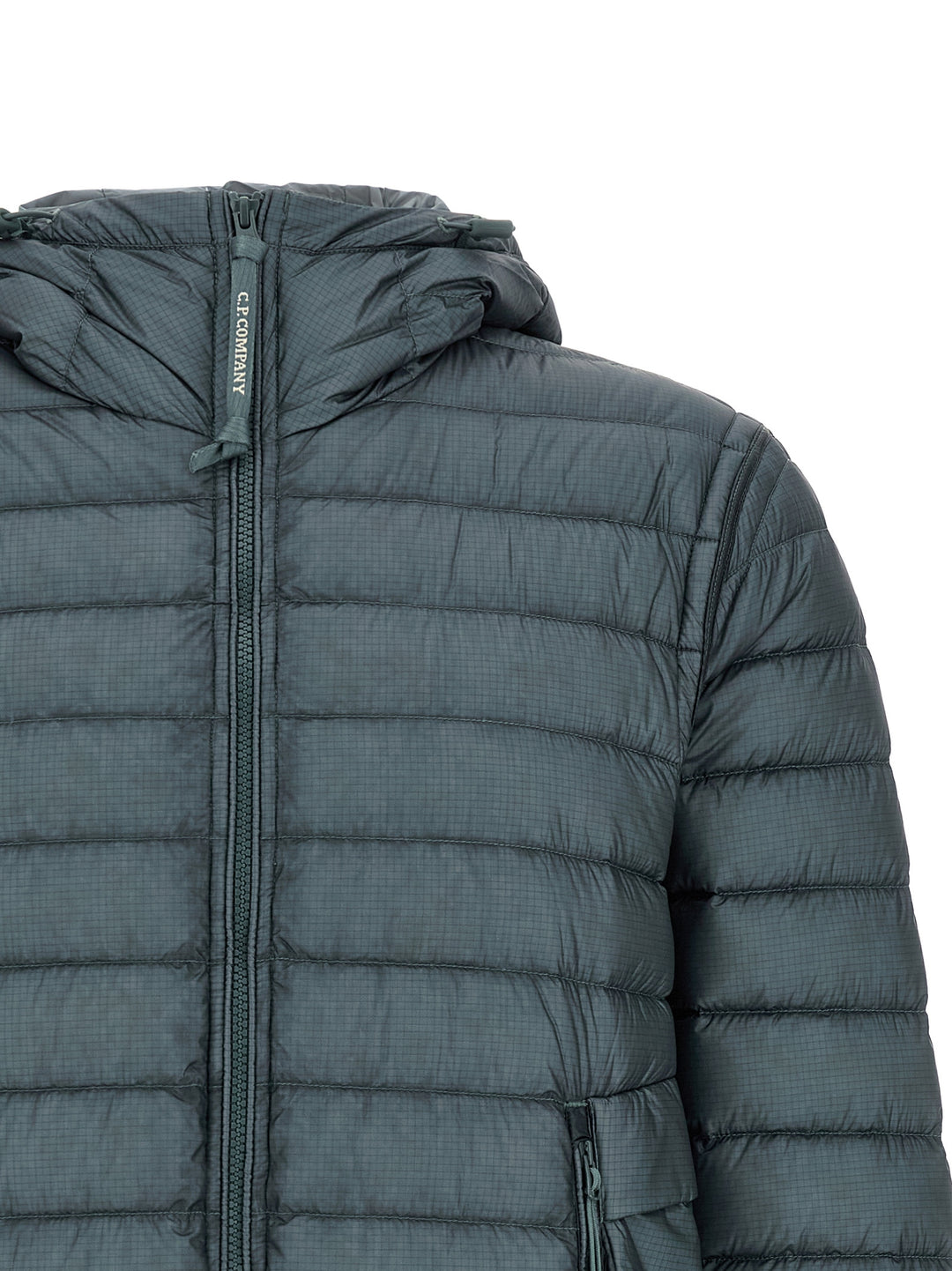 C.P. Company Goggle Puffer Jackets - Blue | 2d381782226c82a33254bbba8b9f53ed72f0aa91