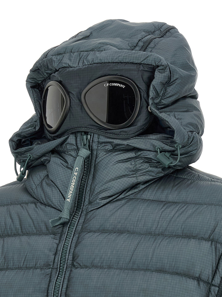 C.P. Company Goggle Puffer Jackets - Blue | 8cbb0e8b07064f47ed9619ef437842fe192e5f8c