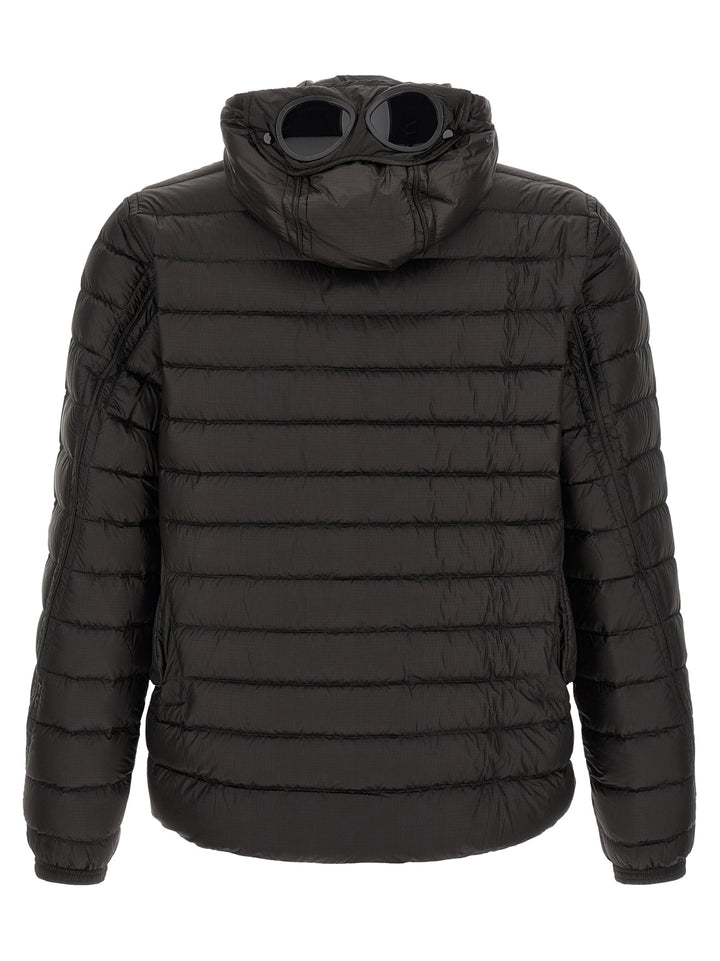 C.P. Company Goggle Puffer Jackets - Black | ee9e6b2faccbfa4d1e9af2748386216ab0429371