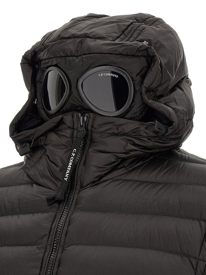 C.P. Company Goggle Puffer Jackets - Black | 866019f10e17a9a206803fb666793512b3a49ca1