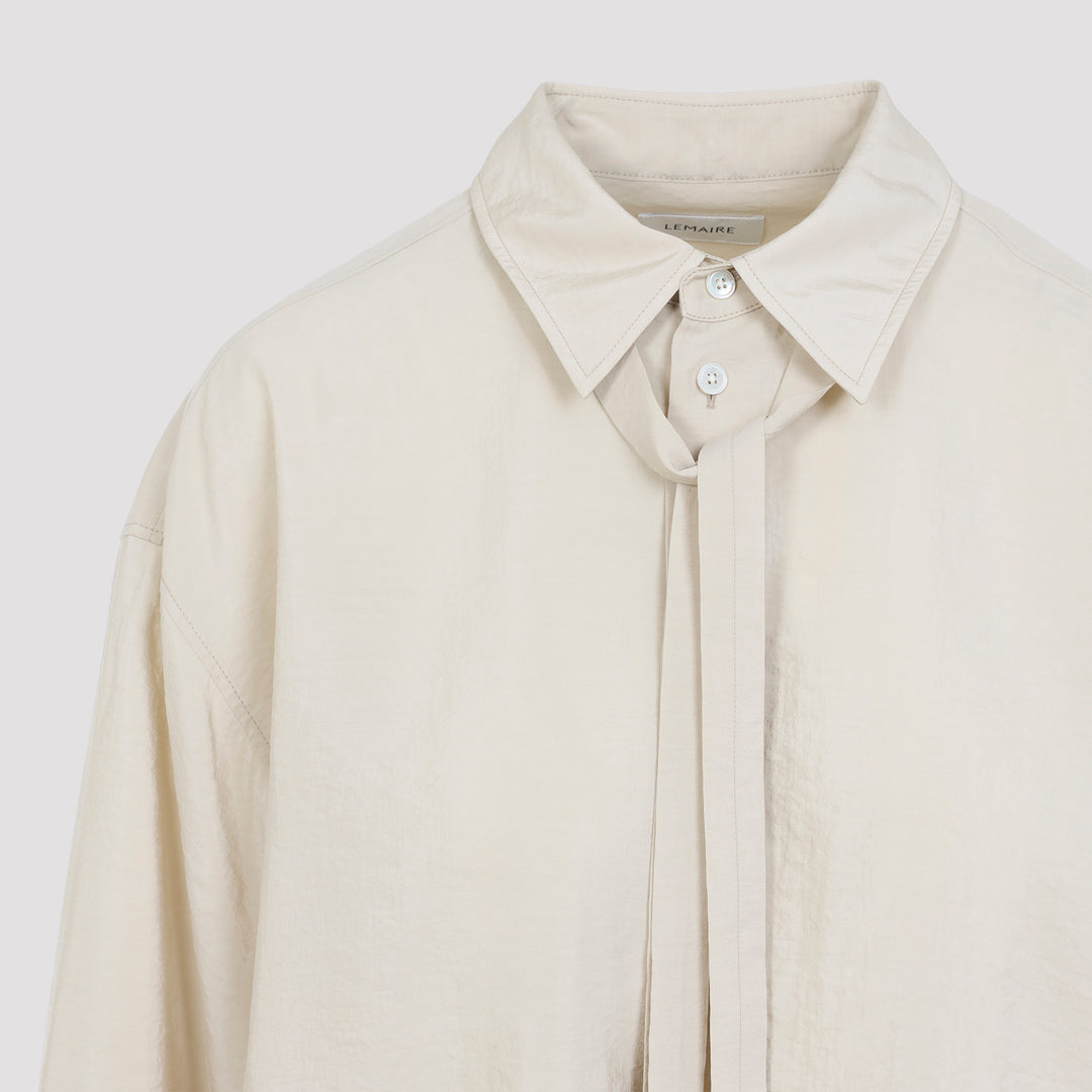 Lemaire Shirts - Nude & Neutrals | 266ac06056d15e9828a34c691af11e32aa1dbeec