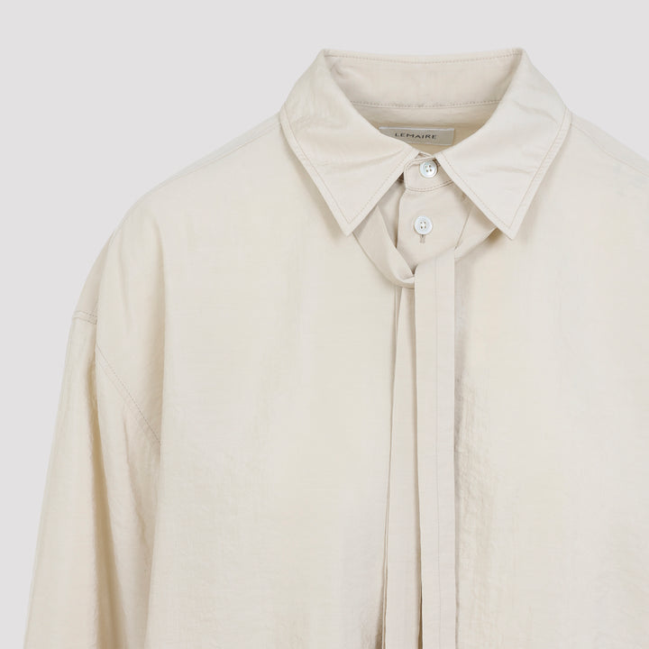 Lemaire Shirts - Nude & Neutrals | 266ac06056d15e9828a34c691af11e32aa1dbeec